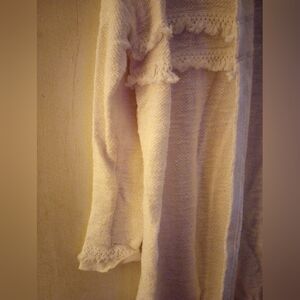 Hooded Fringe Cardigan